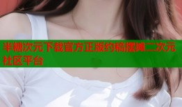 半糖次元下载官方正版约稿摆摊二次元社区平台