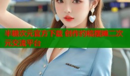 半糖次元官方下载 创作约稿摆摊二次元交流平台