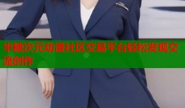 半糖次元动漫社区交易平台轻松发现交流创作