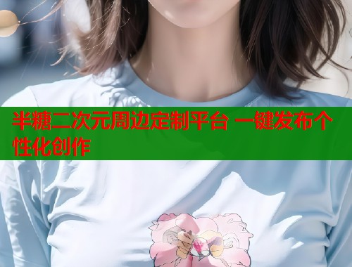 半糖二次元周边定制平台 一键发布个性化创作